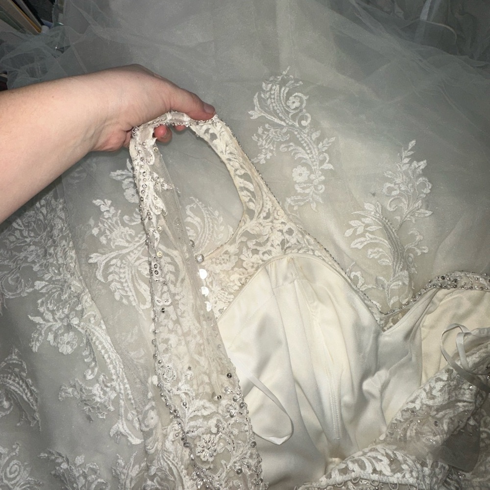 Elegant Lace Wedding Dress - Picture 7 of 9